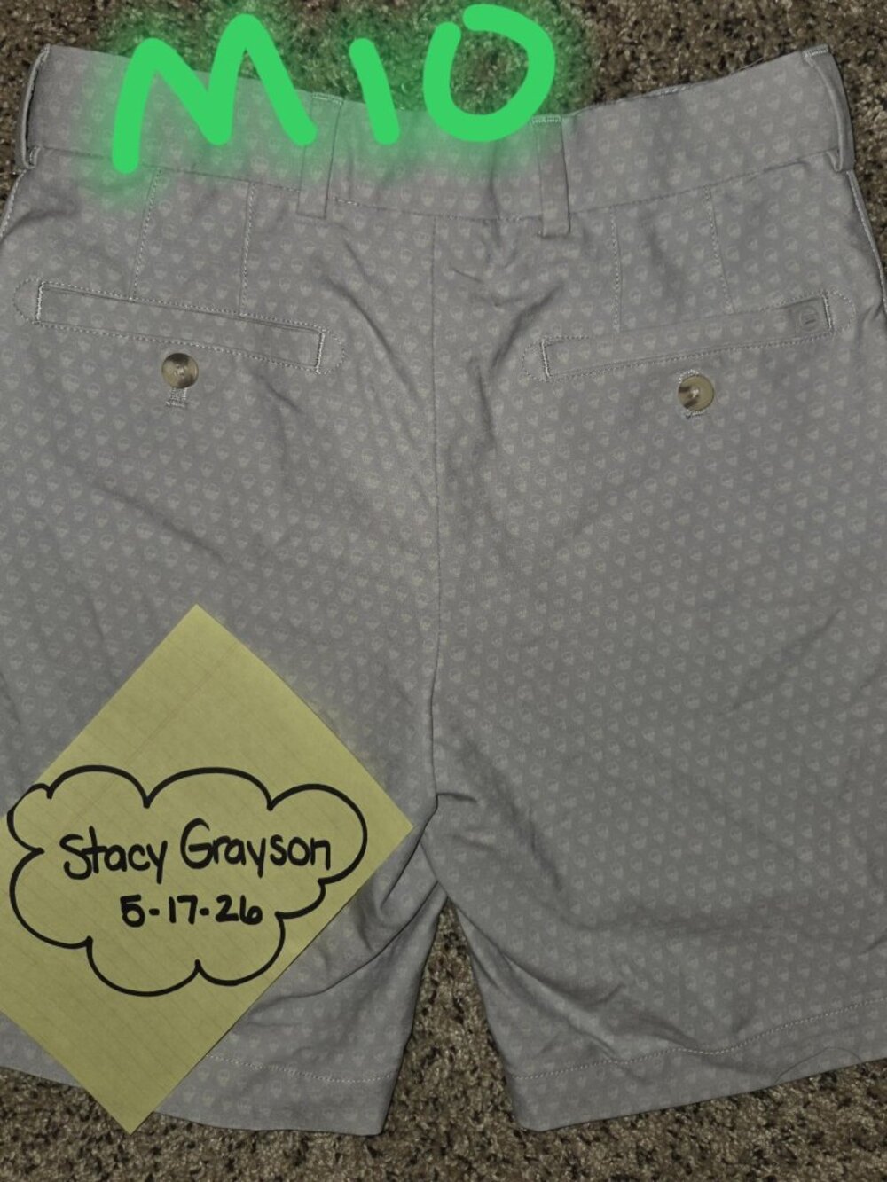 PETER MILLAR performance golf shorts BOY'S size MEDIUM 10